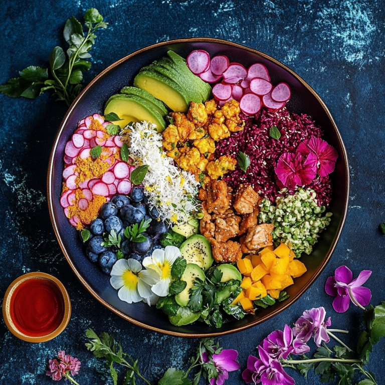 Featured image showcasing a beautifully plated seasonal vegan dish with vibrant colors reflecting the season