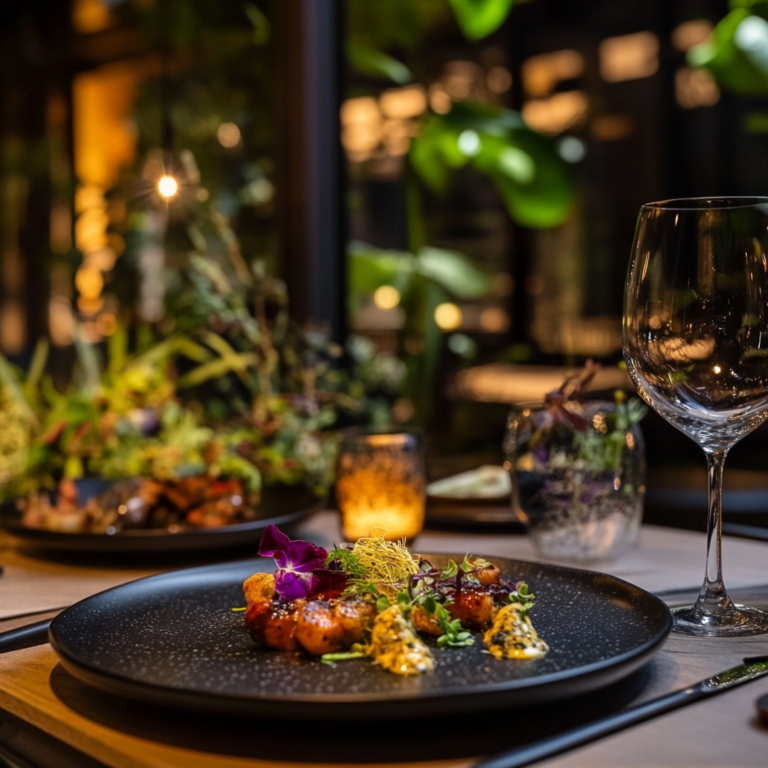 Featured image showcasing a stylish, vibrant vegan on-the-go meal setup with portable dishes and snacks