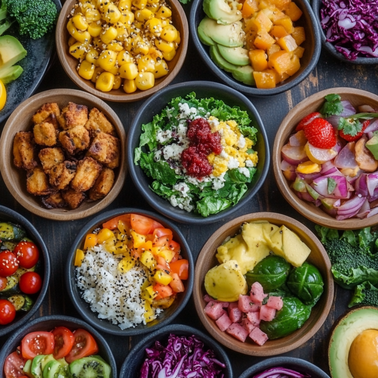 Featured image showcasing diverse plant-based meals and happy, healthy vegans, symbolizing the benefits of a vegan lifestyle